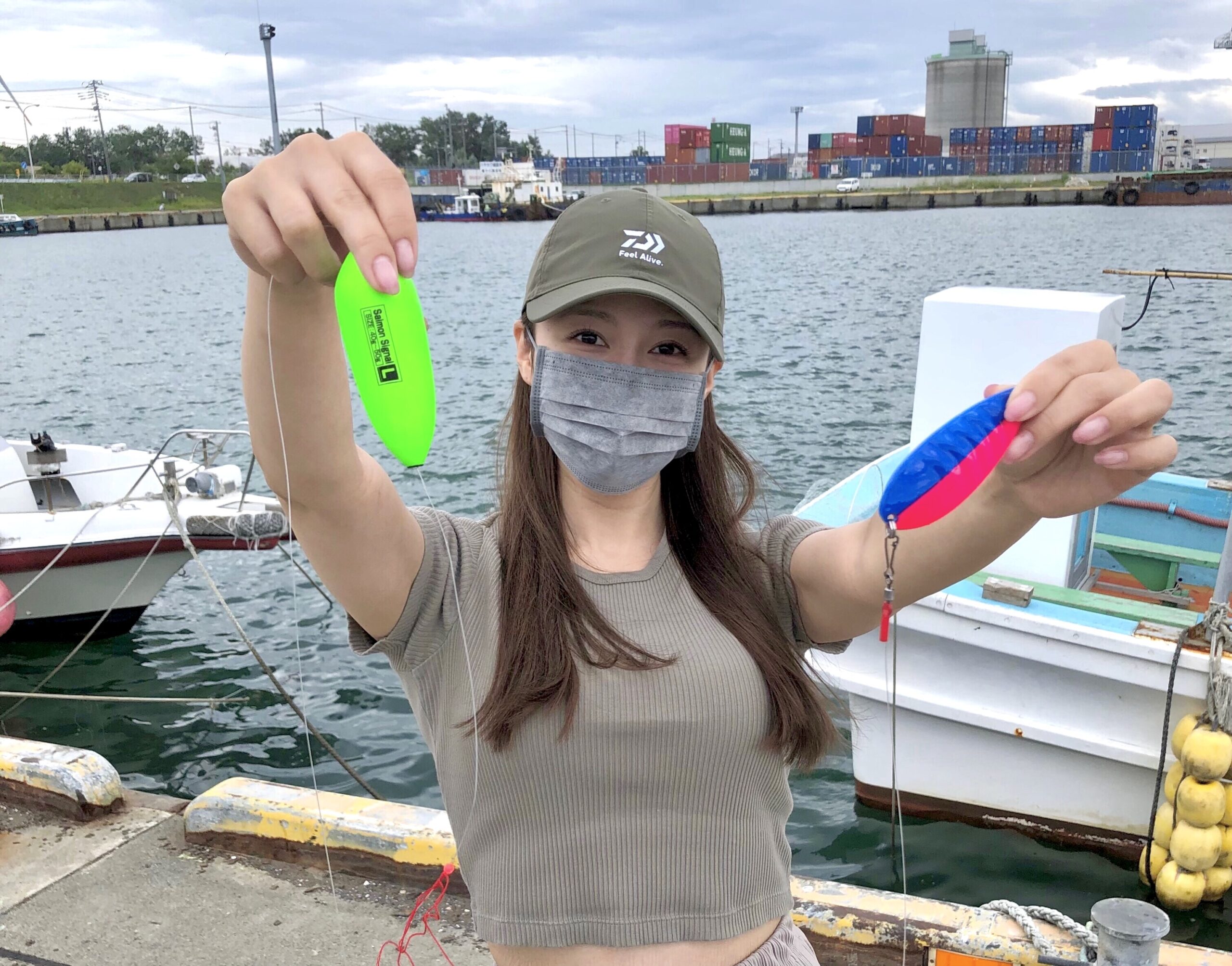 アキアジ 鮭 ウキルアー釣り キャスティング練習 釣りmomo日記
